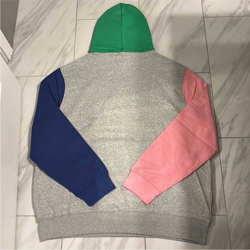 Men’s Polo Ralph Lauren Big and Tall Polo Bear Colorblock Hoodie - Picture 3 of 3